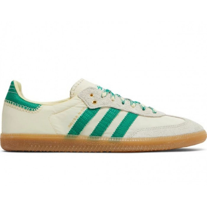 ADIDAS X WALES BONNER SAMBA CREAM WHITE BOLD GREEN