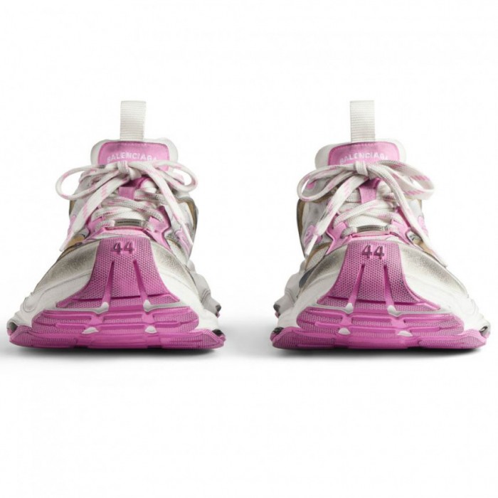 Balenciaga Cargo Sneaker Worn-Out - Pink